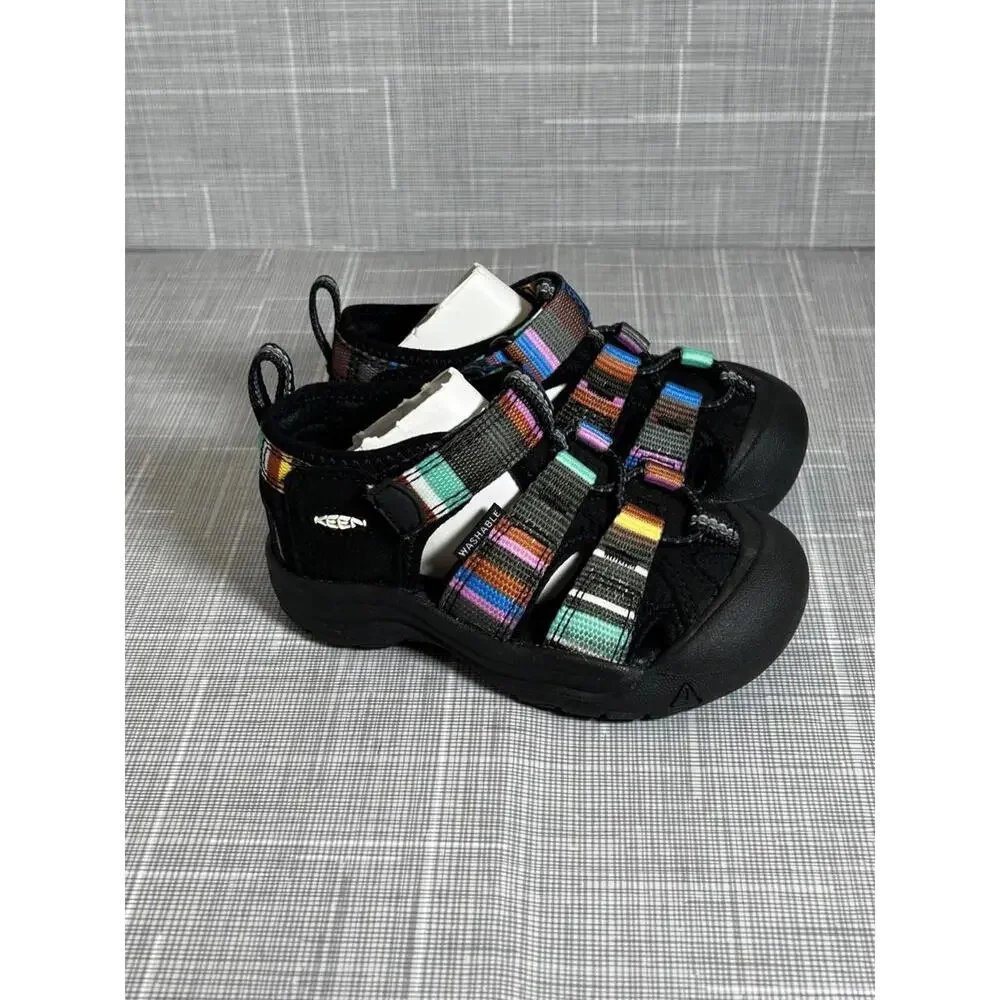 KEEN Kids Newport H2 Sandals Kid/Baby US 6 Black Multi Water Shoes NWOB - Picture 6 of 7